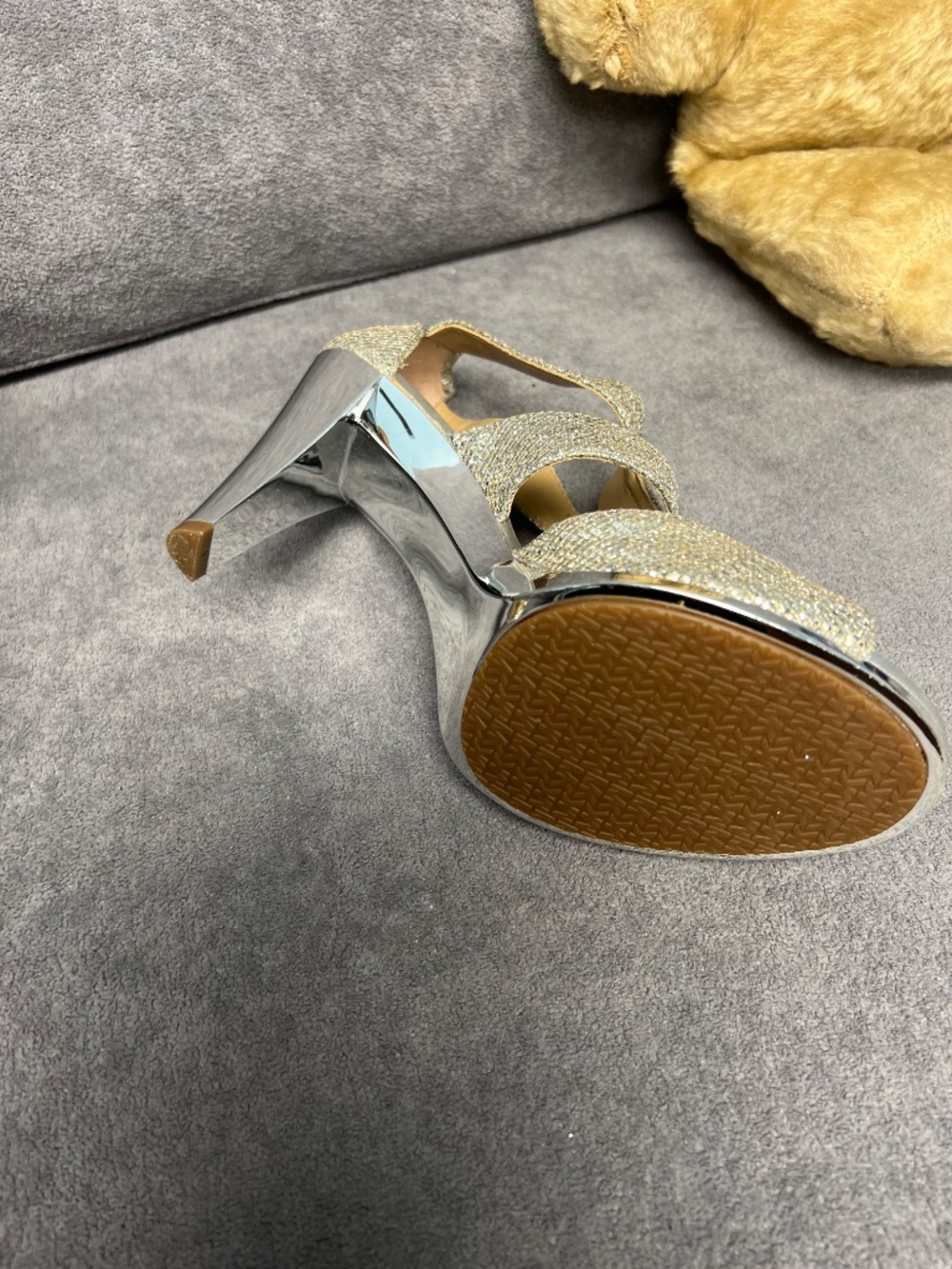 Women’s silver high heel Michael kors - Picture 2 of 3